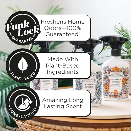Home-Pourri Air + Fabric Multi-Purpose Odor Freshener Spray, Grapefruit Lychee Vanilla, 11 Fl Oz - Vanilla and Grapfruit Lychee - Thumbnail 4