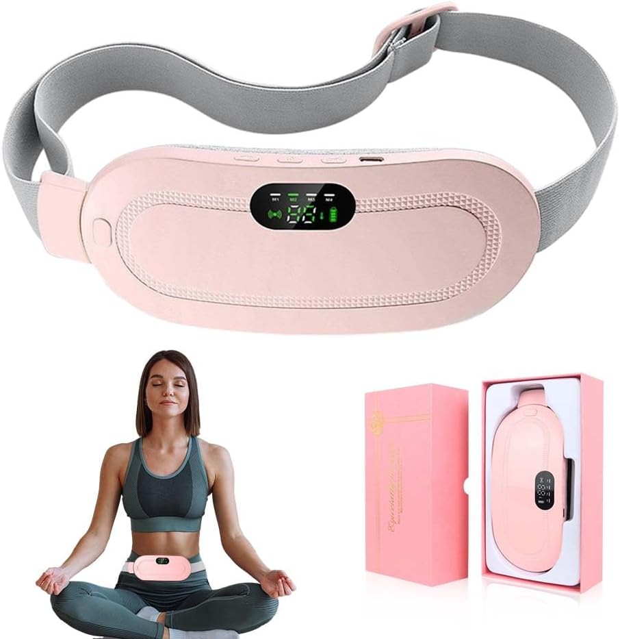 Heating Pad for Period Cramps, Portable Menstrual Heating Pad with 3 ...