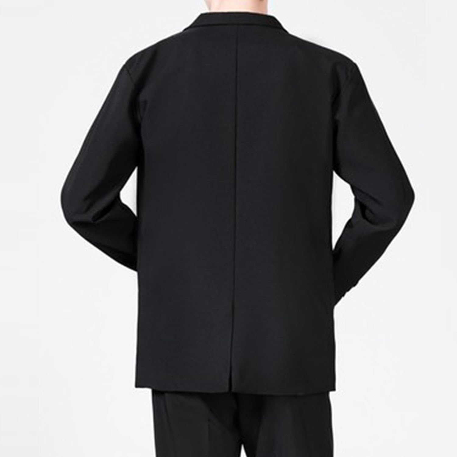 Cambkatl Men's Single Breasted Blazers Loose Long Sleeve Sport Coats Lightweight Open Front Casual Business Suit Jackets