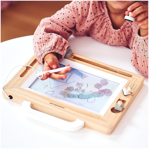 Livre de gribouillage en bois parfait pour occuper les enfants en voyage - 4
