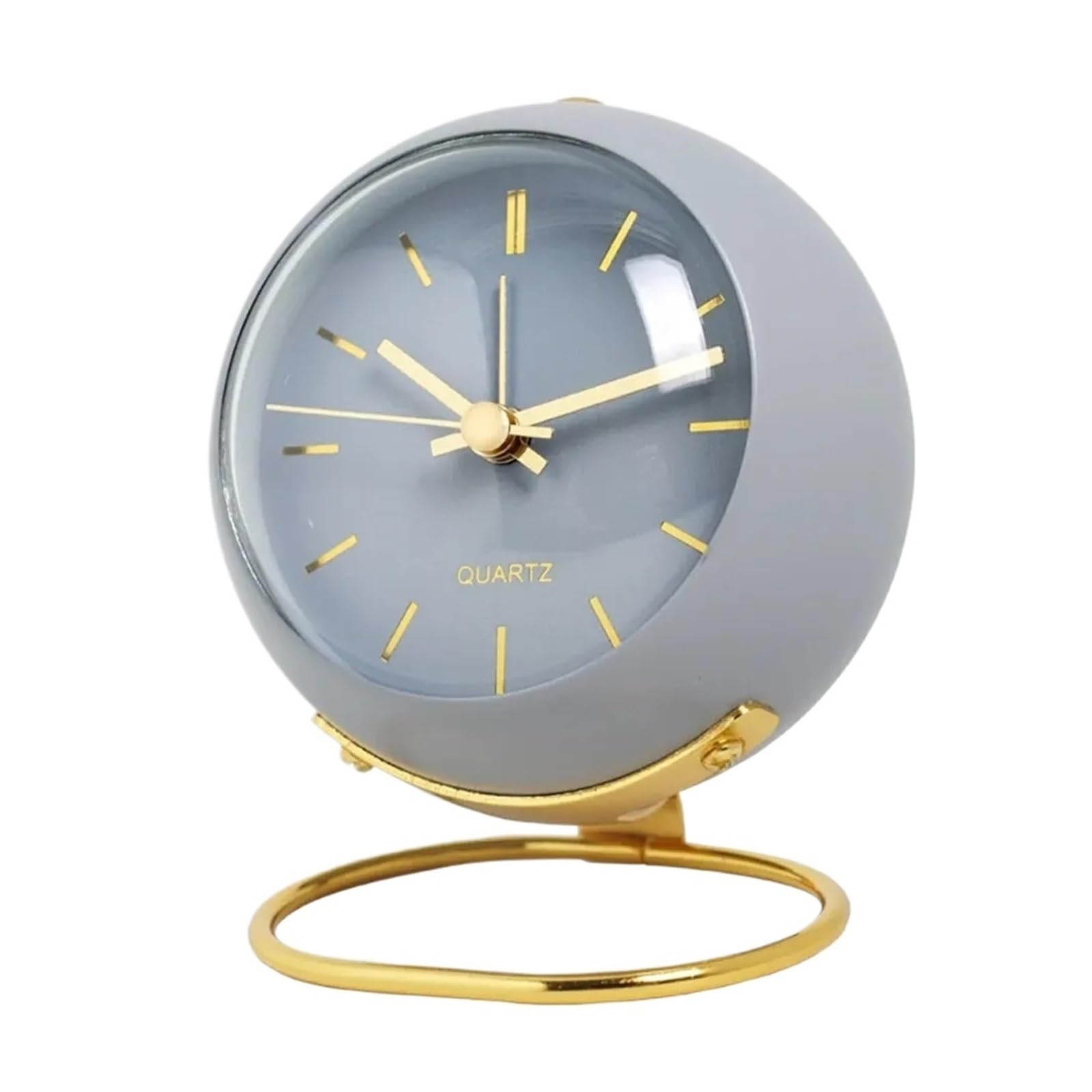 HVSYVVSRL Nordic Creative Electronic Desk Clock, Minimalist Children's Alarm, Desktop Bedside Student Silent Luminous Pointer Quiet Operation(Blue)