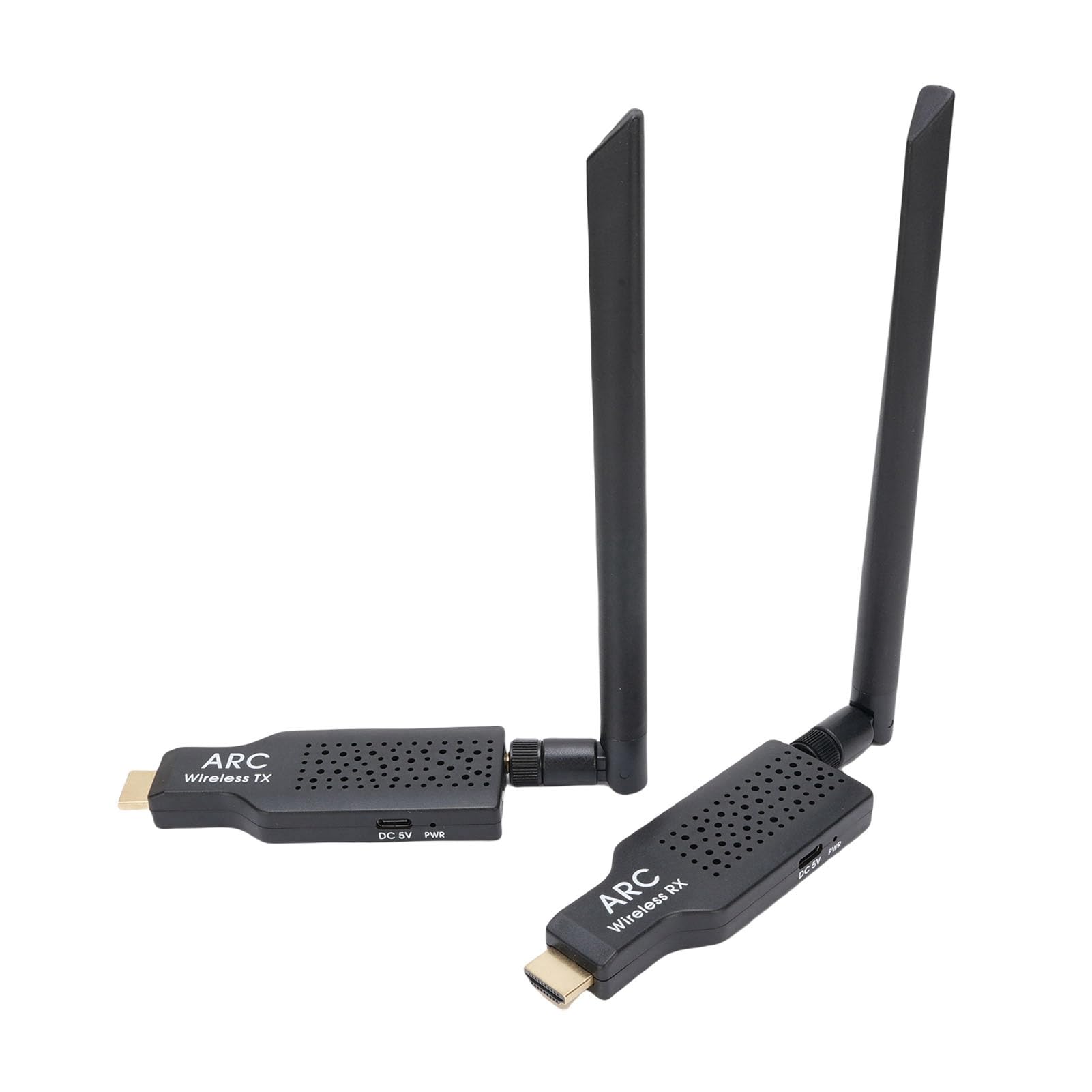 Kit Receptor Transmisor Audio HDMI Inalámbrico ARC, Alcance 2.4G 50m, Extensor de Sonido de Baja Latencia, Plug and Play, Compatible con TV Proyector