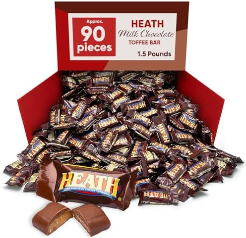 Amazon.com : Sweets Heath Toffe Bar Miniatures - 1.5 Pounds approx 