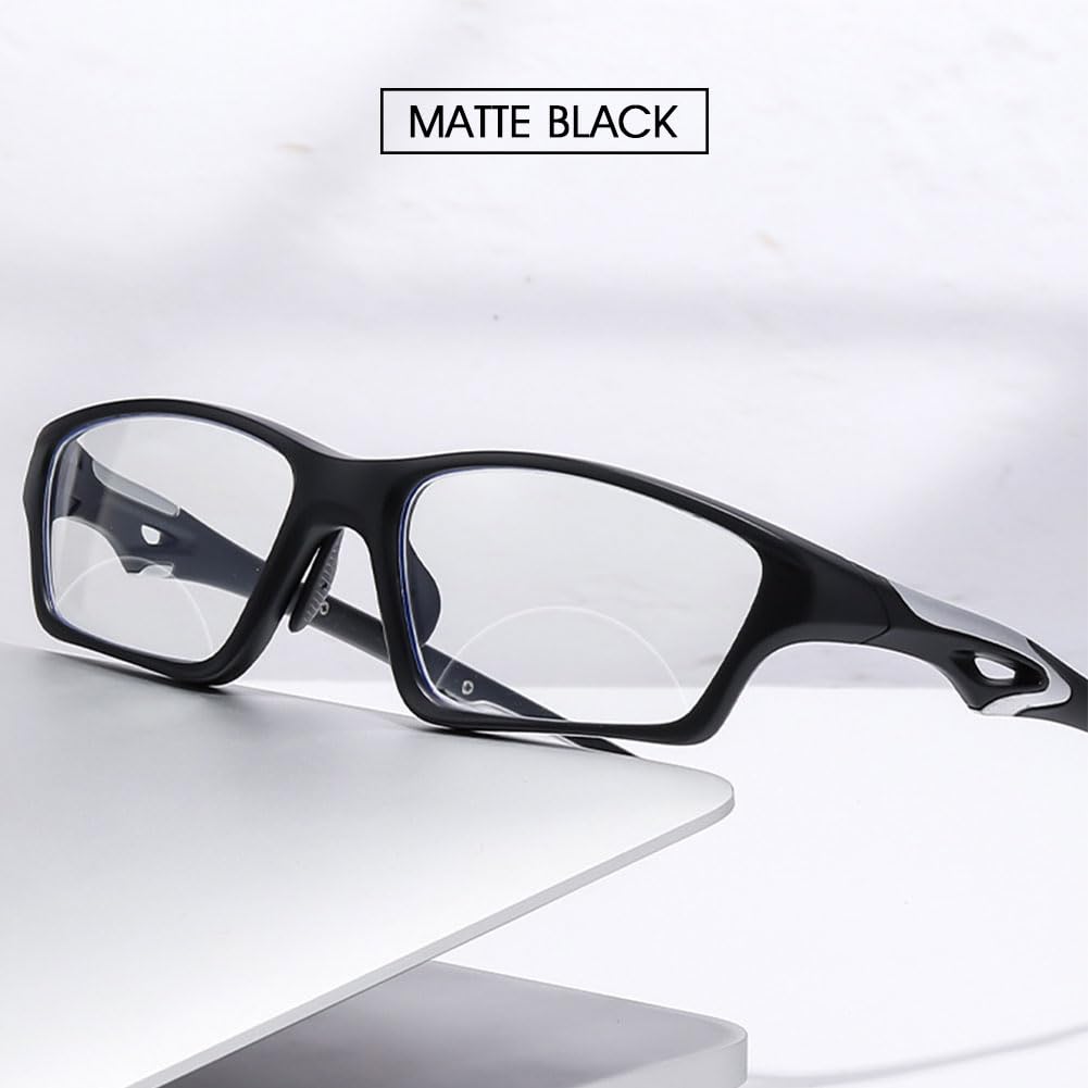 VEVESMUNDO Bifokale Sportbrille Sonnenlesebrillen Photochrome Outdoor Getönte Blaulichtfilter Leicht Lesebrille mit Sonnenschutz Lesehilfe Brillen für Herren Damen