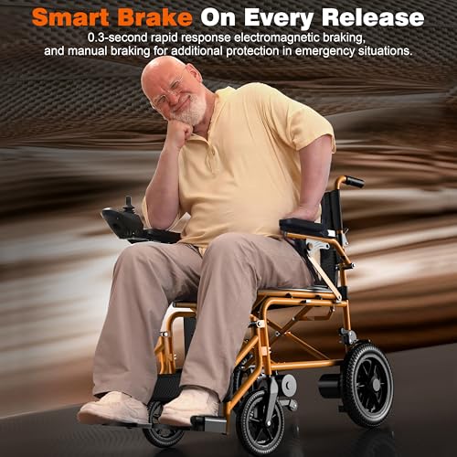 Image of Hassky Electric Wheelchairs for Adults, Foldable Power Wheelchairs