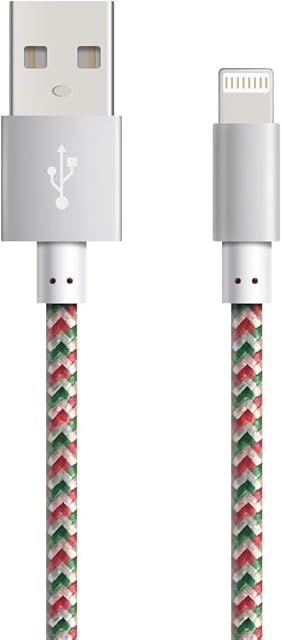 iPhone Charger Cable Lightning Cable 3FT/1M [MFi Certified] Charging Cable USB Syncing Data and Nylon Braided Cord Charger Compatible iPhone 13/12/11/7/X/8/13Pro/Plus/6S/6/SE/5S iPad and More