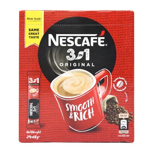 Nescafé Nescafe 3In1 Original Instant Coffee Pack Of 24X18G / 0.63 Oz cover