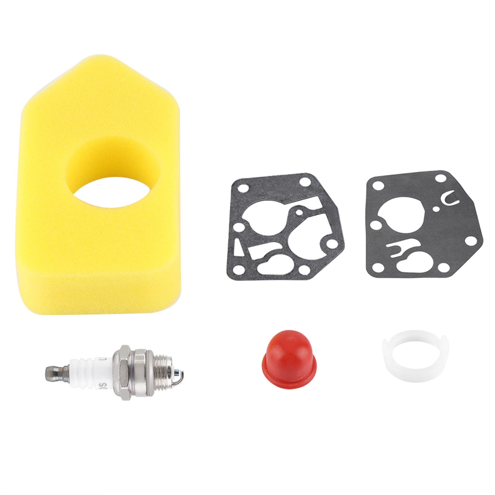 Filtro a Membrana, Kit Membrana Carburatore Guarnizione Membrana Carburatore Filtro Aria Kit Candela Kit Carburatore per Molti Piccoli Motori Kit di Messa a Punto