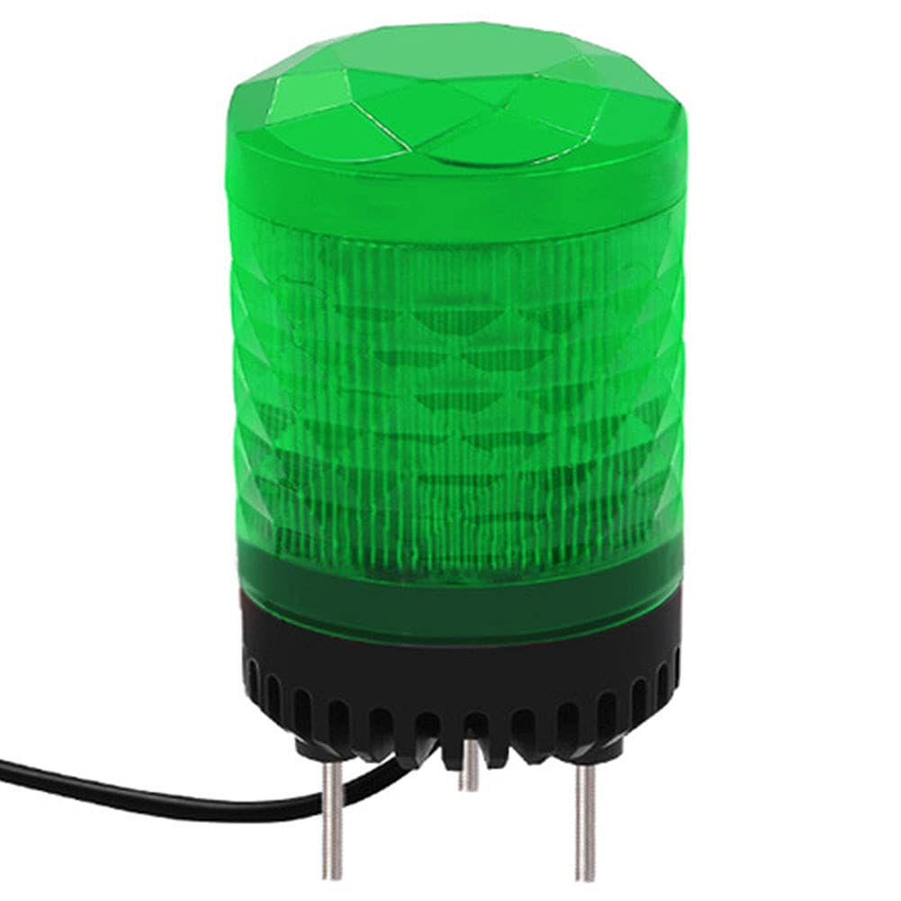 Luz emergenciaLuz LED Estroboscópica,12/24V Luz De Advertencia Luz Estroboscópica Rotativo Luces De Emergencia Con Base Magnética Homologado Para Tractor Camion Vehículo Remolque,Verde
