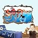 Stickers muraux Dessin animé poisson trouver Dory autocollant mural 3D brisé Art affiche décalcomanie murale