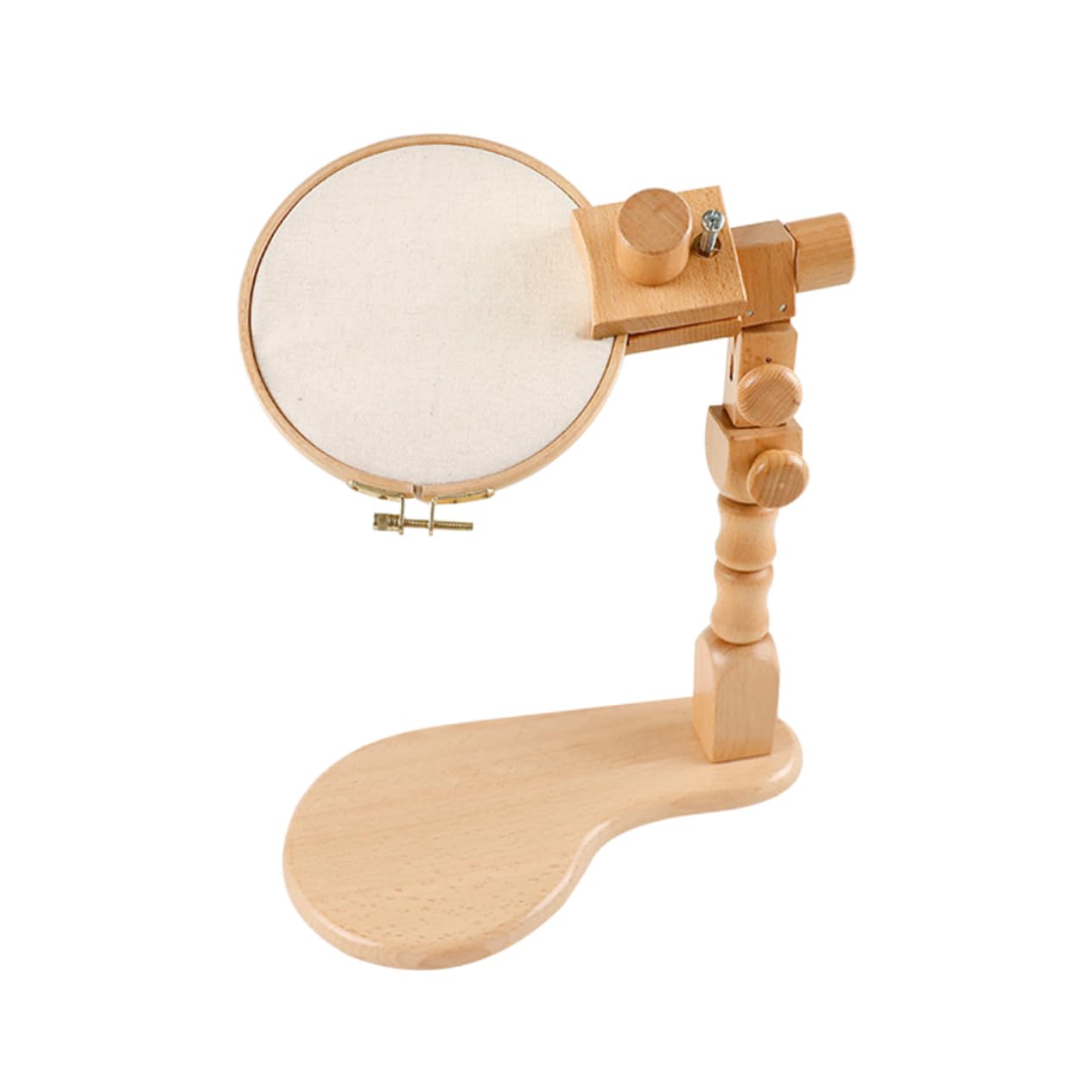 UKCOCO Bastidor De Bordado De Madera Soporte De Para Punto De Cruz Soporte De Escritorio Ajustable Para Costura Casa Bastidor De Escritorio