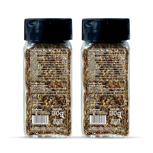 Image of Chef Urbano Pizza Seasoning Spice Mix 30g Pack of 2 | Italian Pizza /Pasta Oregano | Imported Herb Sprinkler | All Natural Premium Spices | All Purpose Seasoning | Glass Bottle | Vegetarian