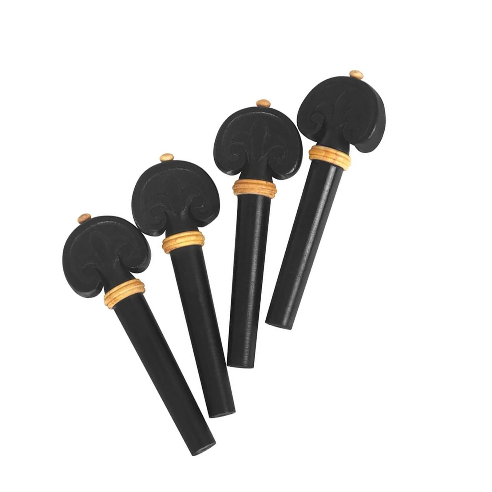 Juego de accesorios para violín Tablero de cuerdas Accesorios de ébano
