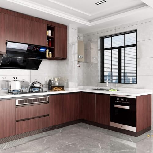 Image of VKR Self Adhesive Vinyl Wallpaper Sheet | Waterproof Peel & Stick Furniture Wrap for Kitchen Countertops, Cabinets, Tables, Shelves & Storage Units (Modern, Pack of 1)