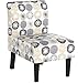 Signature Design by Ashley - Triptis Accent Chair - Casual - Tan/Gray - Geometric Circles