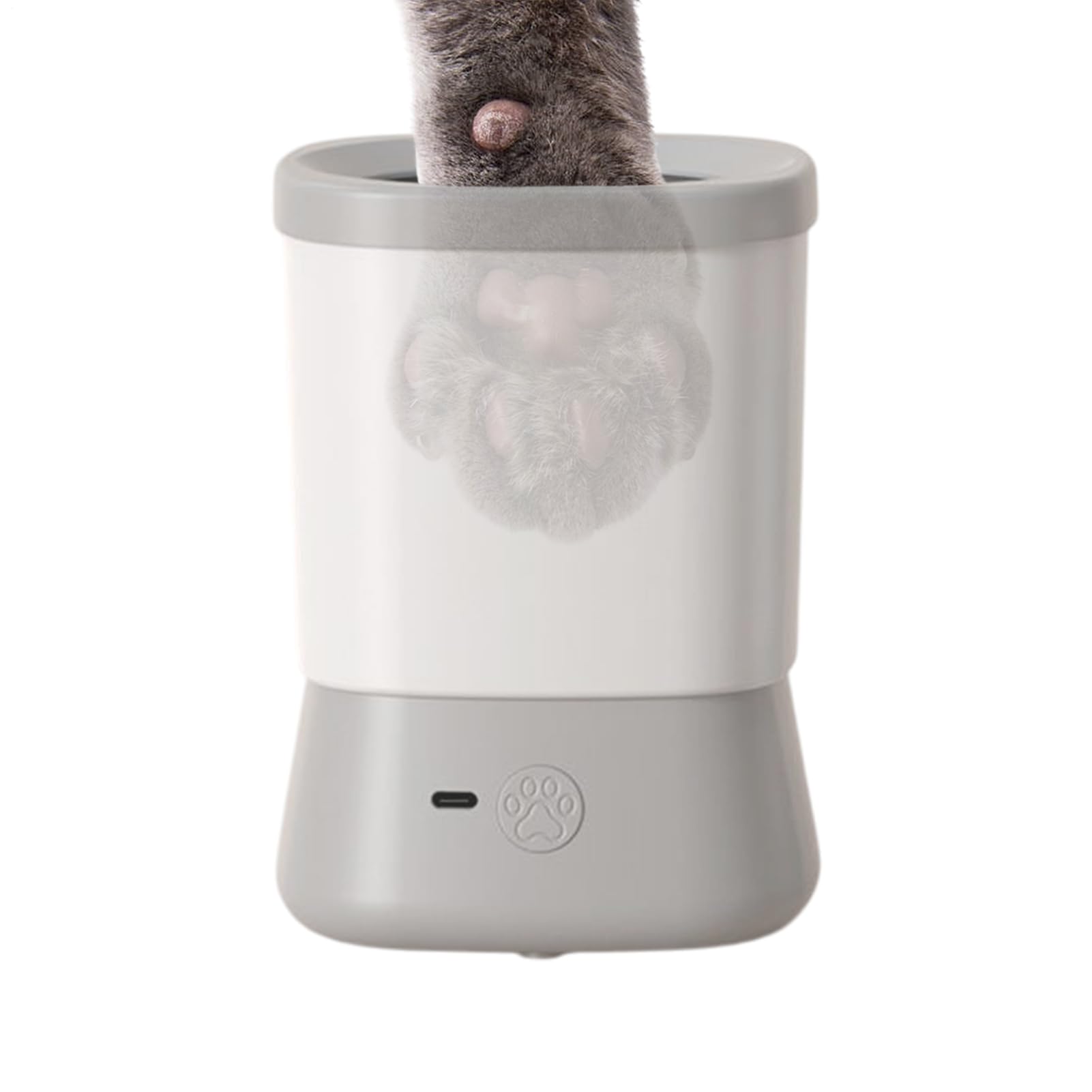 Nettoyeur De Pattes Pour Chien Brosse Portable pour Pattes de Chien | 2 Vitesses Anti-Éclaboussures pour Nettoyage et Toilettage à Domicile en Camping Randonnée Promenades Quotidiennes et