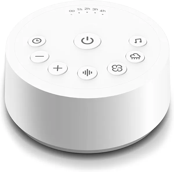 Color Noise Sound Machines Sleep White Noise Machine with 25 Soothing Sounds 32 Volume Levels 5 Timers and 4 Sound Categories and Memory Function for Kids Adults and Home