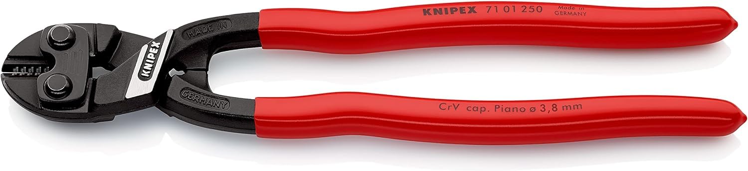 KNIPEX CoBolt XL Cortabulones compacto recubiertos de plástico 250 mm, 71 01 250