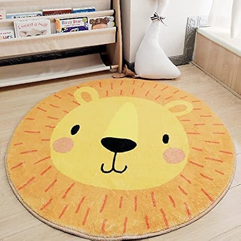 Alfombra Infantil MOSHOINOT Lavable en Lavadora 100cm Cover