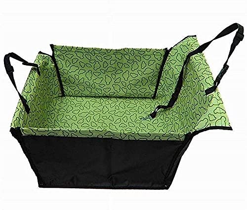 BBGSFDC Housse de siège de voiture pour animaux de compagnie, chien, chat, tapis de protection arrière, hamac pour chien, housse de siège de voiture (couleur : vert) Cover