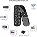 Upgrade WeChip W1 Air Mouse Romote Control with Keyboard，IR/RF TV Remote Control for Nvidia Shield/Android TV Box/PC/Projector/HTPC/All-in-one PC