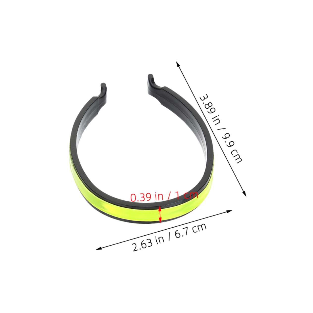 BESTonZON 4Pcs Reflective Trouser Clips for Cycling Night Visibility Bike Accessory Elastic Design for Easy Use Daily Riding Decor for Bicycles Motorcycles