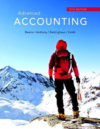 By Floyd A. Beams Advanced Accounting (12th Edition) (12th Twelfth Edition) [Hardcover]