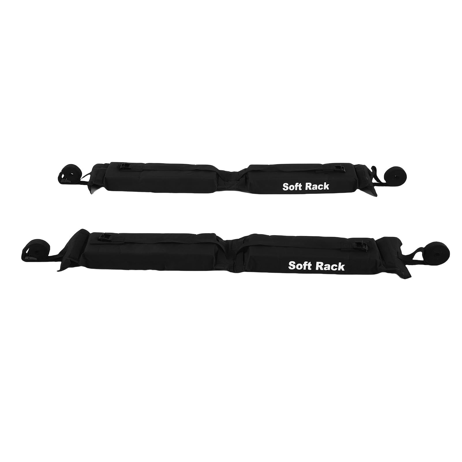 Tbest Support de Galerie de Toit Souple Universel pour Voiture, Robuste, capacité de Charge de 60 Kg, pour Kayak, Planche de Surf, Paddle, canoë, SUV, Berlines, 2 Portes, 4 Voitures,