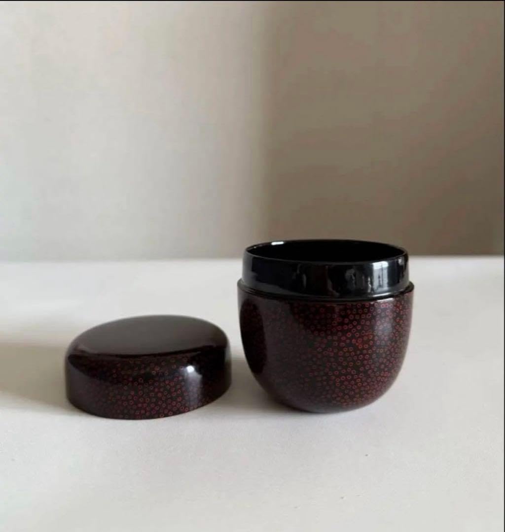 Amazon.co.jp: 伝統工芸品 津軽塗 七々子塗 本漆 棗 茶入 漆器 茶道具