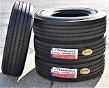 Set of 4 (FOUR) Transeagle ST Radial All Steel Premium Trailer Tires-ST235/80R16 130/126L LRH 16-Ply