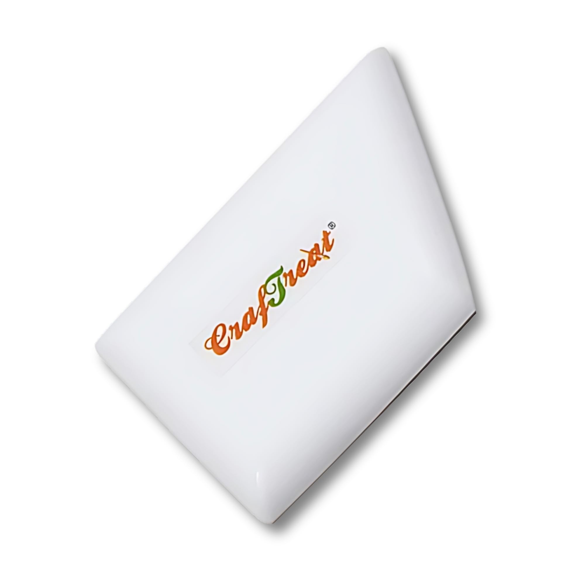 CrafTreat Teflon Bone Folder - Ergo Square Craft Tool - Scoring Tool for Paper Crafting, Origami, Books Binding, Stationery School Supplies, Scrapbooking - Embossing Tools - Art & Craft supplies