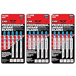 15 x TopsTools JSTTK3118 T118A T118B T118G Metal Cutting Jigsaw Blades
