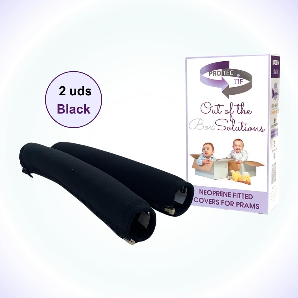 PROTEC TIF | Neopren-Lenkerbezüge kompatibel mit BABYZEN YOYO2 | Passt auf den Lenker aus Kunstleder |