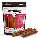 Palz&Co Duck Sausage Dog Treats - 8 Pack of 100% Natural Single Ingredient Chews for Dogs, Grain-Free, High Protein, Soft & Chewy Texture
