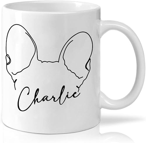 TheUnifury - Taza personalizada para amantes de los perros, regalos de cumpleaños para amantes de los perros, regalos temáticos de perros, taza con