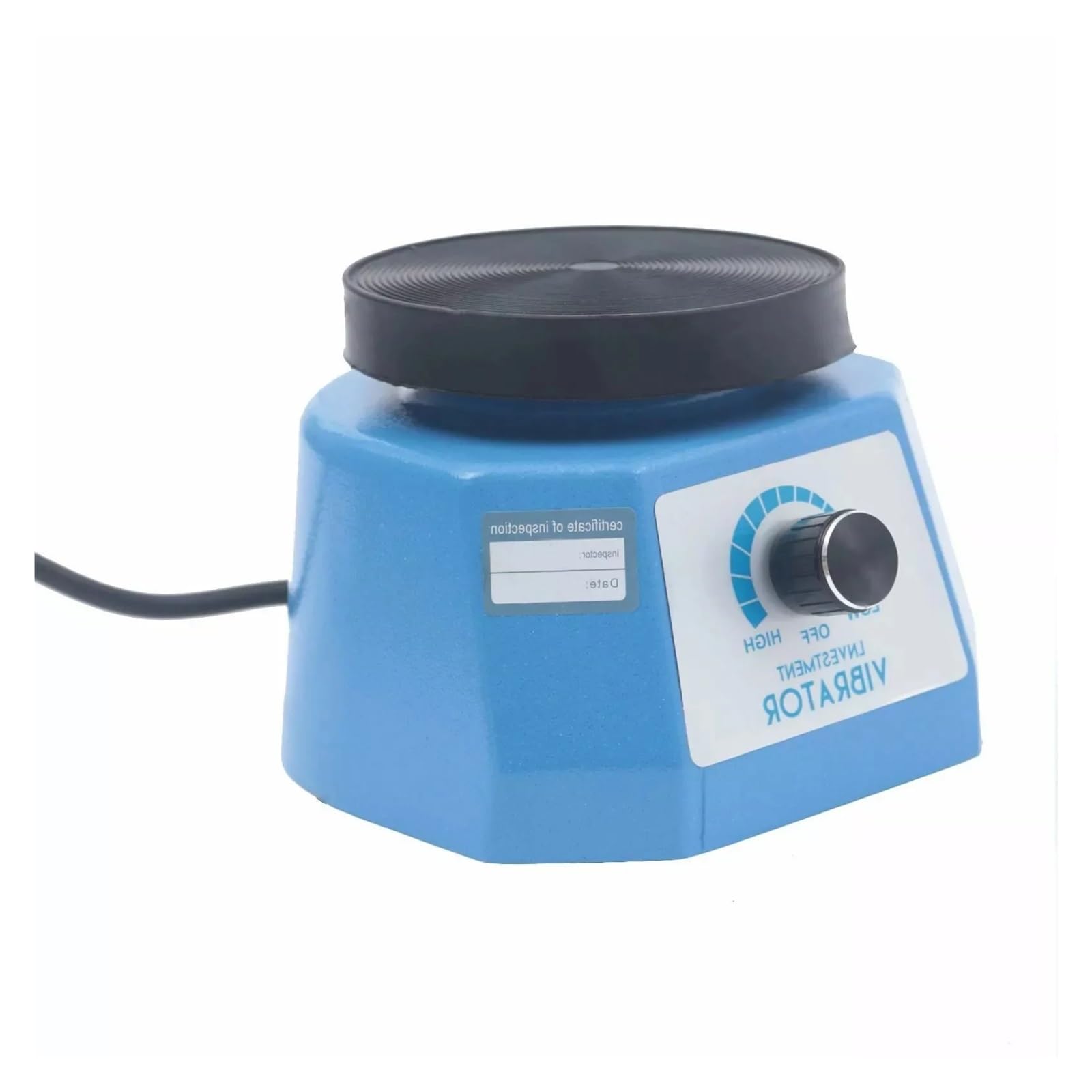 Laborschüttler, 4 "Runder vibrator mit variabler Geschwindigkeit, Laborschüttler, Oszillator, Vibrationsmaschine for Mischen von Gips-/Gipsgieß, 100 W