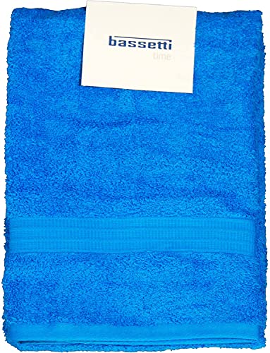 Bassetti - Toalla de ducha grande de 100 x 150 cm | Toalla de baño grande de rizo de algodón de 430 g/m² | Toalla suave de...