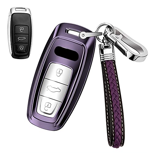 �L�[�P�[�X �A�E�f�B�p �X�}�[�g�L�[�P�[�X �L�[�J�o�[ 3�{�^�� �_�炩�� TPU ��G�肢�� �A�E�f�B ��p�݌v2018 2019 AUDI �Ή� A6 A6 Avant A7 A8 A8L ���ɓK�p �L�[�z���_�[ (��)