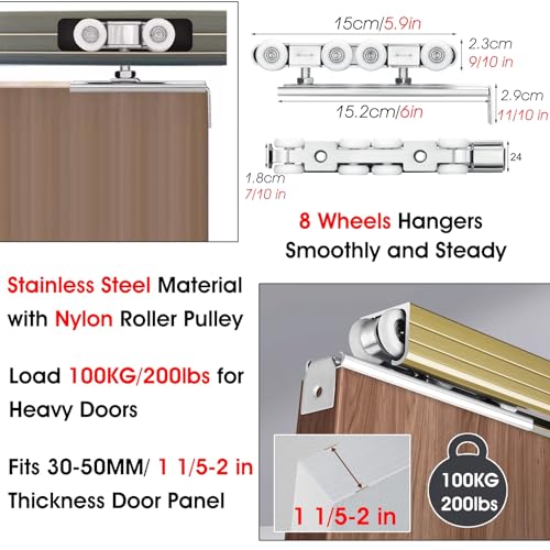 Aluminium dubbele schuifdeurrail | Tot 600 cm | 80 Kg/meter | 29,5x61mm | Krona Koblenz Aluminium dubbele schuifdeurrail | Tot 600 cm | 80 Kg/meter | 29,5x61mm | Krona Koblenz