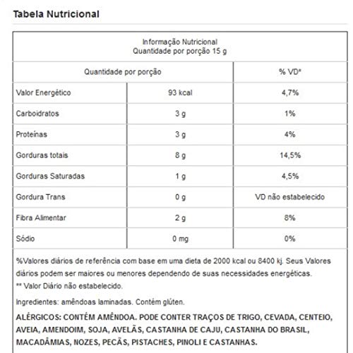 Amêndoa Laminada Viva Salute - 500g