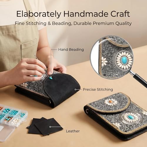 Image of Small Crossbody Bags for Women Designer Cell Phone Bag Boho Shoulder Wallet Purse