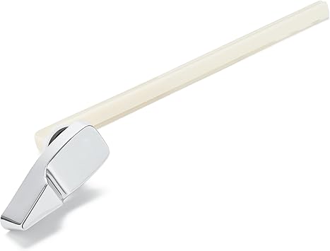 Qualihome Toilet Tank Flush Lever Replacement for Mansfield - Front Mount, Chrome Finish Handle - Designed for Optimal functionality - Compatible with Mansfield Flush Valve Systems