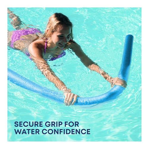 SPLASH! Swimming Pool Noodles – 2-Pack Swimming Noodle with Strong & Flexible Foam - Suitable for Adults and Children - Strong and Lightweight Pool Noodle Float (Light Blue) - Image 7