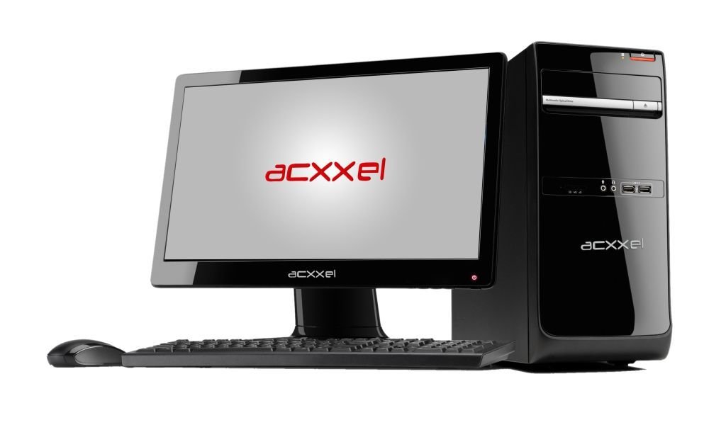 Acxxel Desktop Pentium Celron 2.41 Ghz 4GB DDR4 Ram 1TB Harddisk Keyboard & Mouse with 18.5 Moniter