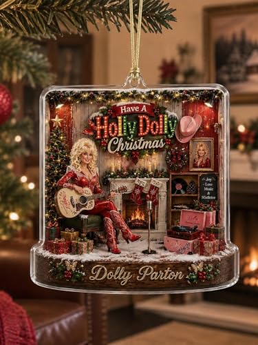 Dolly Christmas Ornament Tree Parton Pink Memorial Decorations Home Decor - image 4
