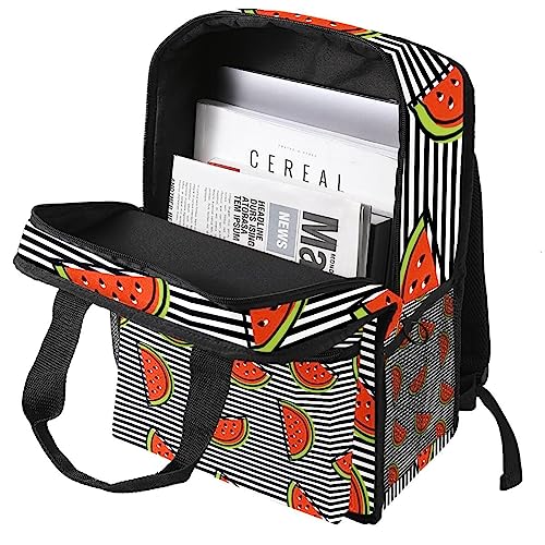 Sac à dos enfant confortable contre le mal de dos | Modèle rayé réglable - 3