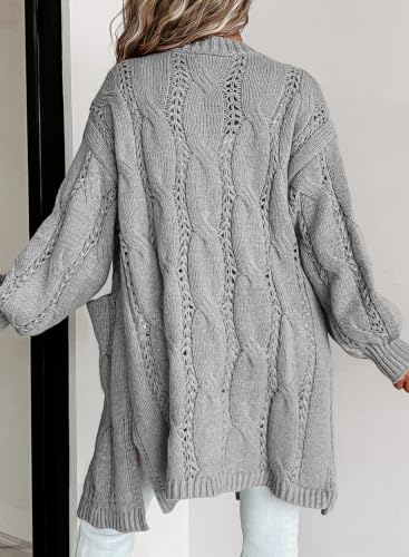 Image of Dokotoo Women Long Cardigan Open Front Knit Sweater 2026