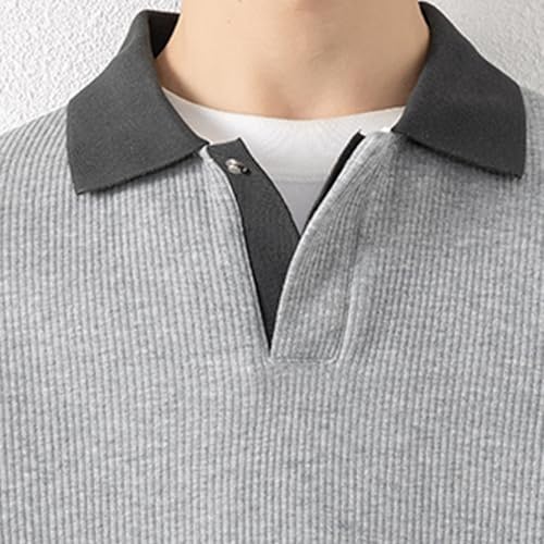 Sudadera cuello redondo de punto térmico transpirable y cómoda 4