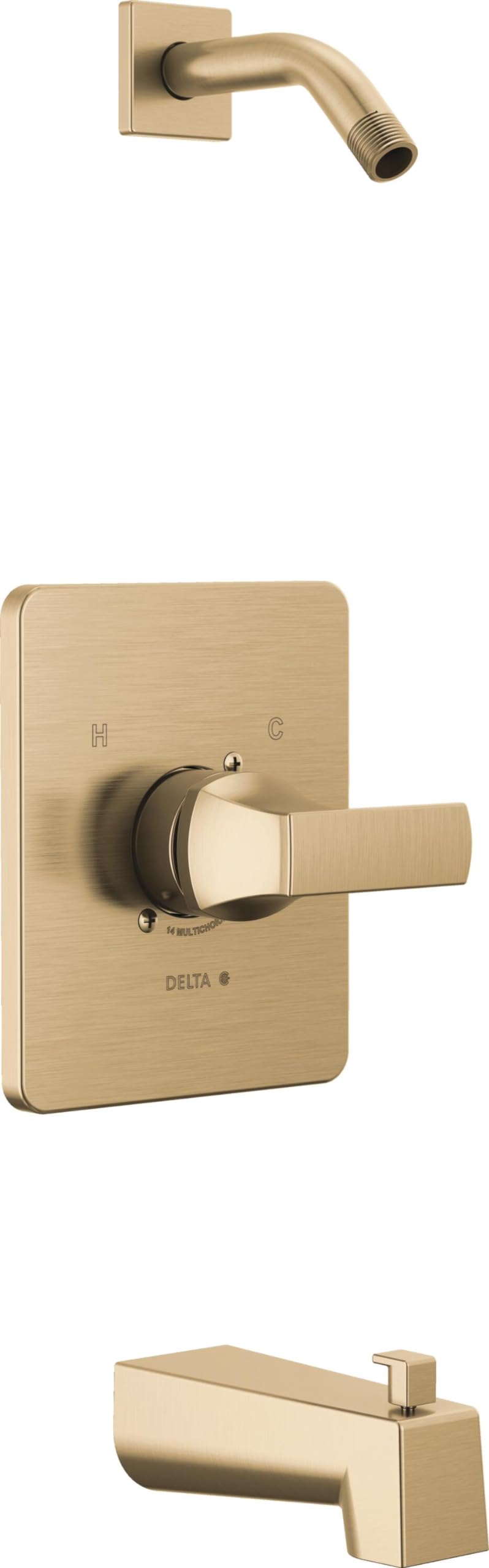 Delta Faucet Velum 14 Series Single-Function Gold Tub and Shower