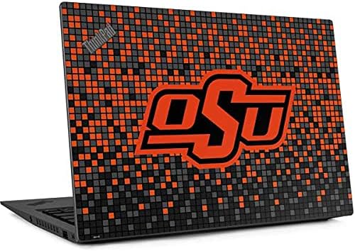 Skinit Decal Laptop Skin Compatible with Thinkpad X1 Carbon (6th Gen 2018) - Officially Licensed College OSU Oklahoma State Digi Design